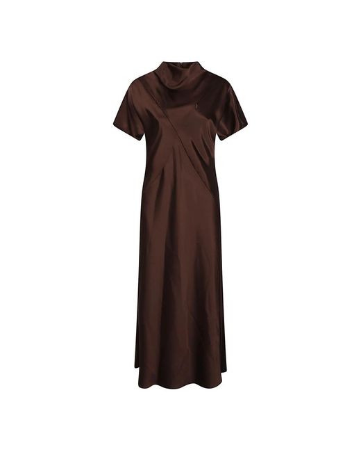 Pinko Brown Maxi Dresses