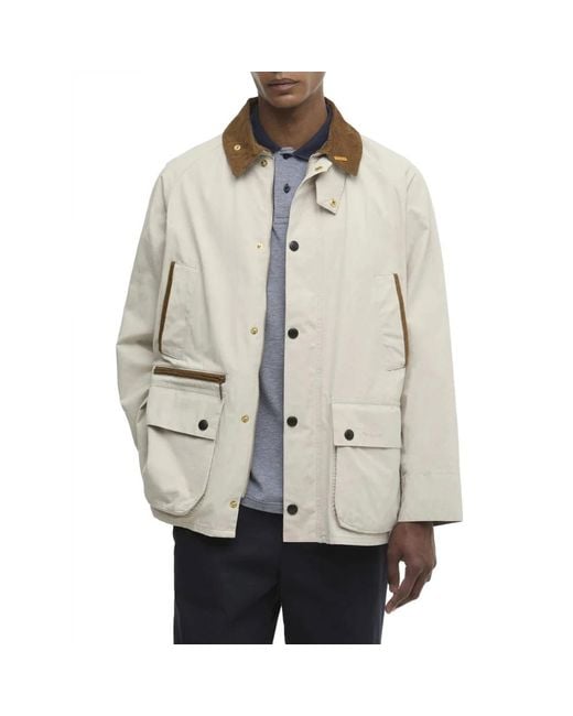 Barbour Gray Light Jackets for men