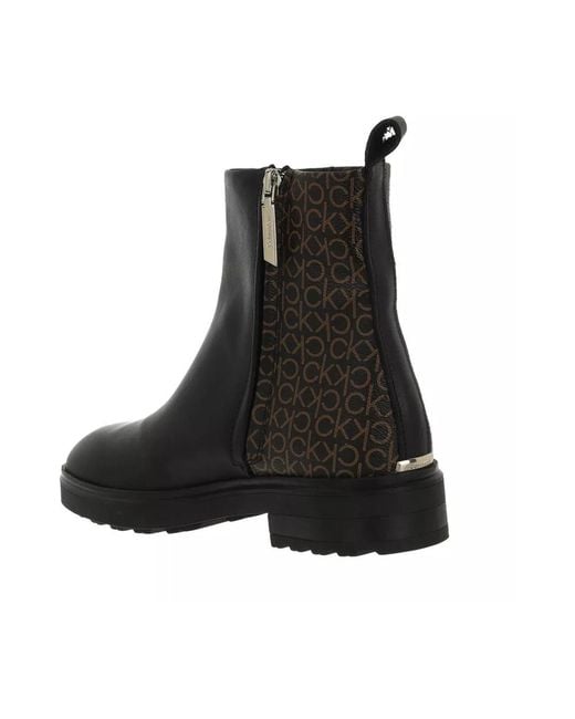 Calvin Klein Black Ankle Boots
