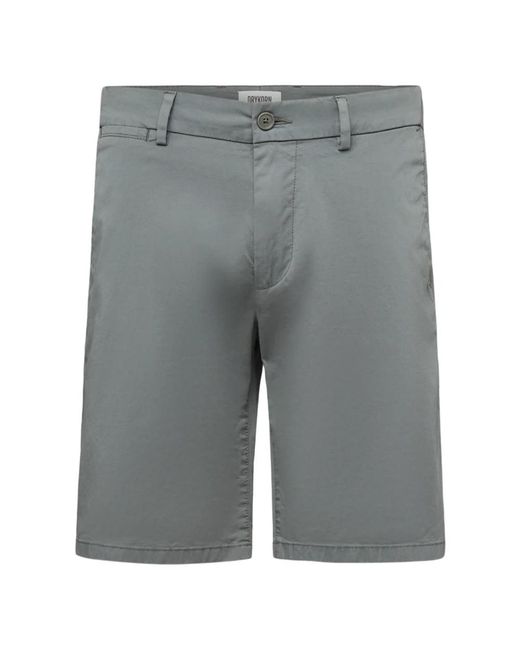 Drykorn Gray Casual Shorts for men