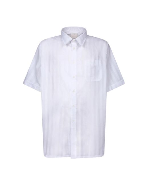 Givenchy Weißes baumwoll-t-shirt polo klassischer stil in White für Herren