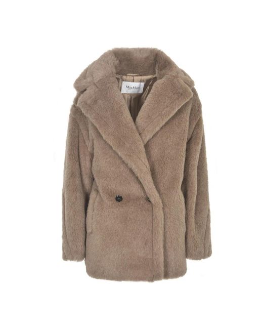 Jackets > faux fur & shearling jackets Max Mara en coloris Brown