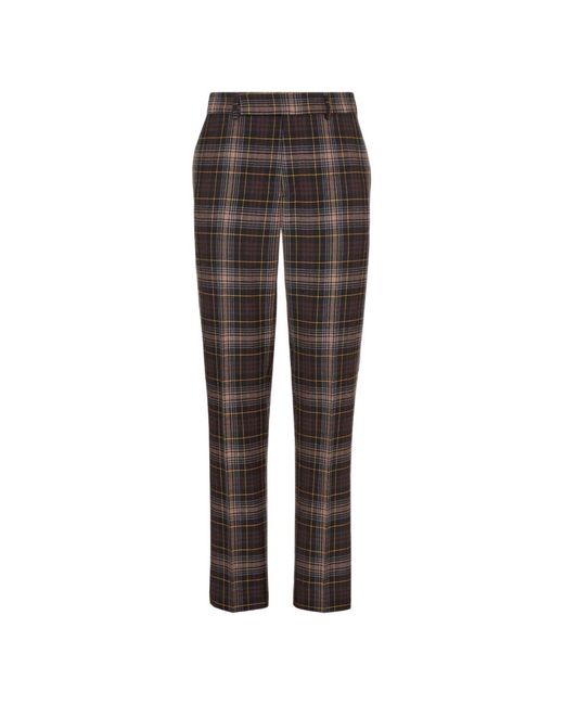 Fendi Brown Slim-Fit Trousers for men