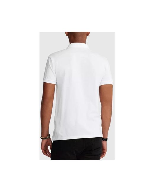 Ralph Lauren White Polo Shirts for men