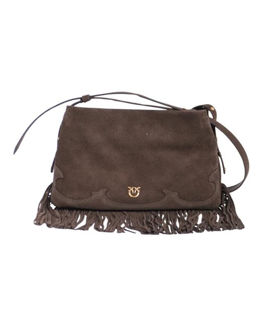 Pinko Brown Cross Body Bags