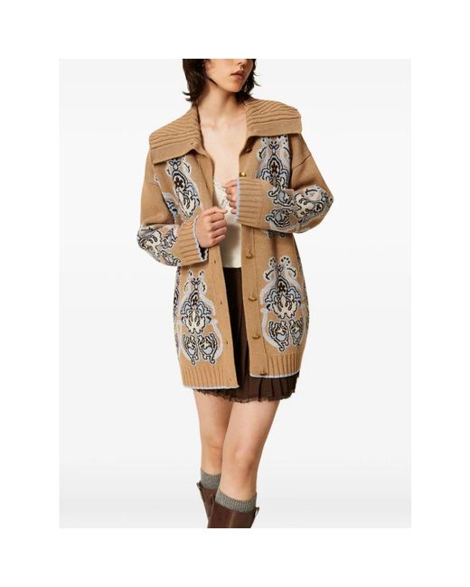 Twinset Brown Cardigans