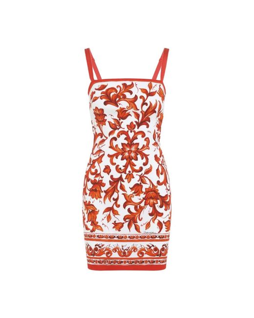 Dolce & Gabbana Red Short Dresses