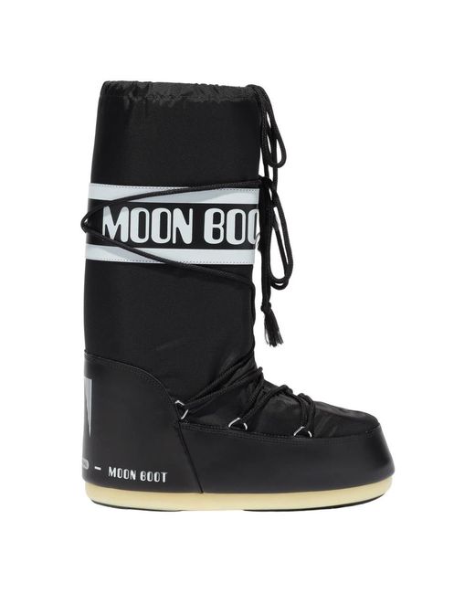 Moon Boot Black Winter Boots for men