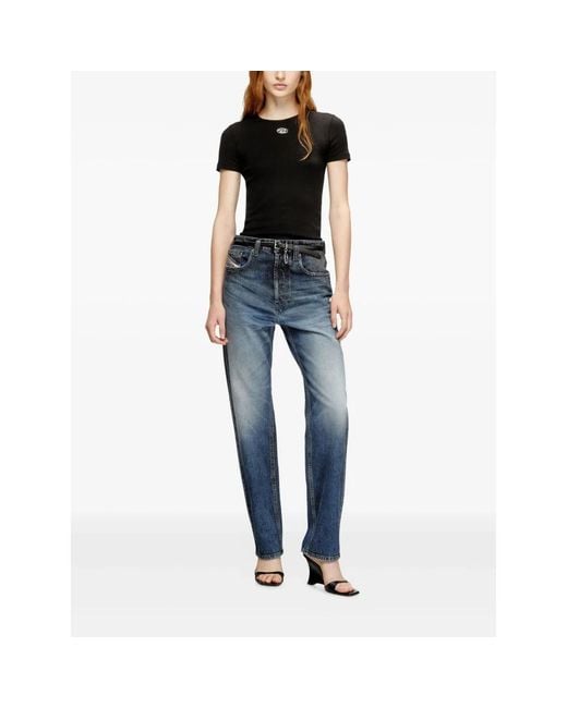 DIESEL Black T-Shirts