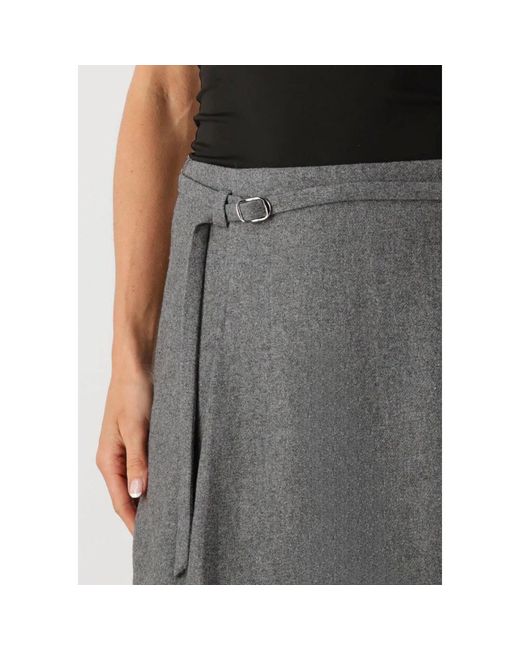 EDITED Rokken ,Grijs ,Wol Lexa Wool Skirt in het Gray