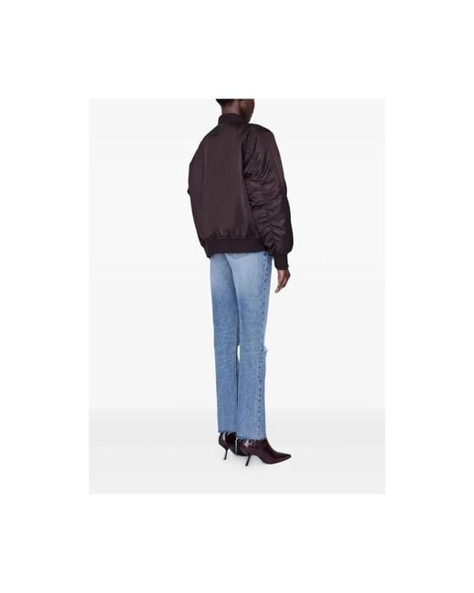 Anine Bing Purple Bomber Jackets