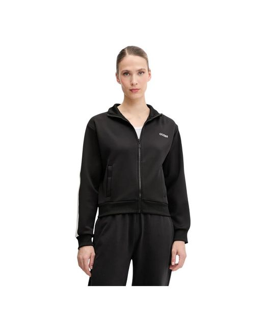 Guess Yarrow Zip-Through in het Black