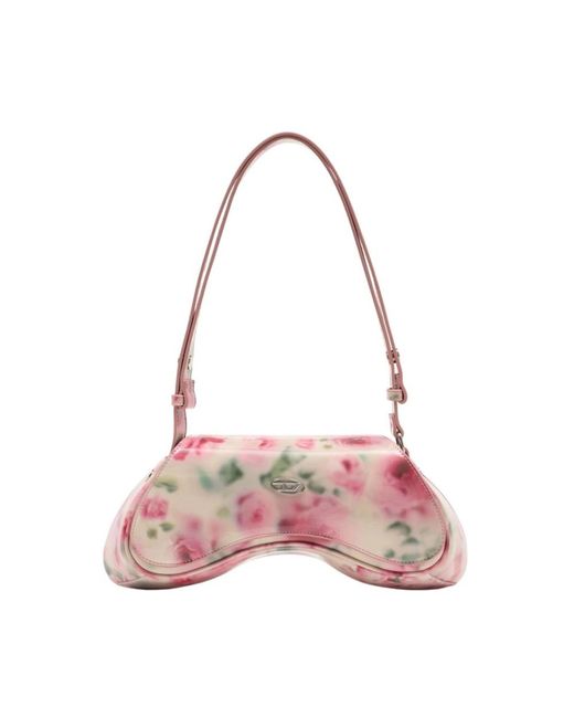 DIESEL Pink Shoulder Bags