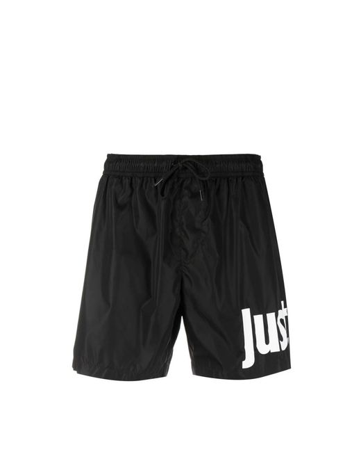 Just Cavalli Black Beachwear for men