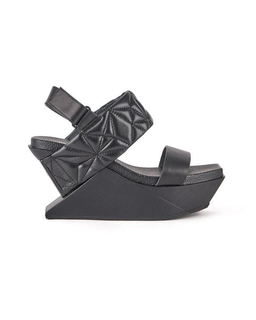 United Nude Gray Delta Wedge Puffy