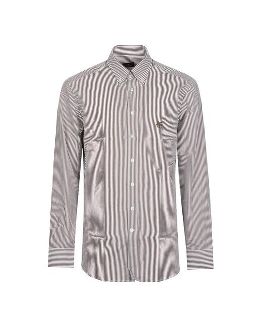Etro Gray Casual Shirts for men