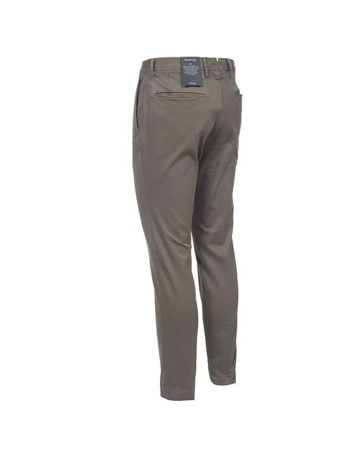 Incotex Gray Chinos for men