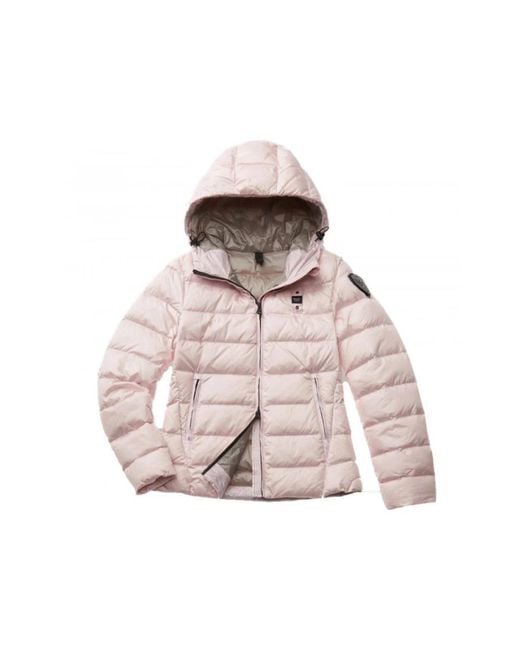 Jackets > down jackets Blauer en coloris Pink