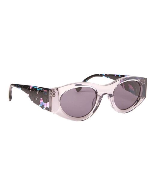 Marcelo Burlon Gray Sunglasses