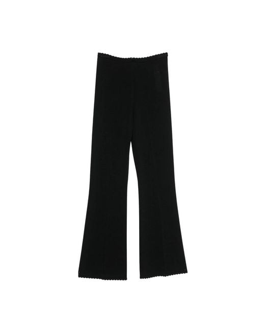 Twinset Black Wide Trousers