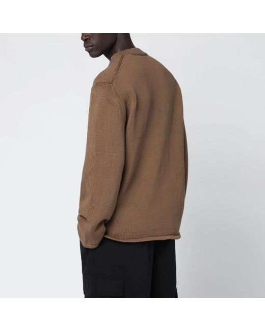 OAMC Brown Round-Neck Knitwear for men