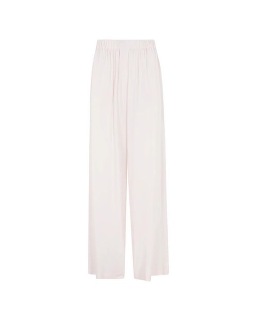 FEDERICA TOSI White Wide Trousers