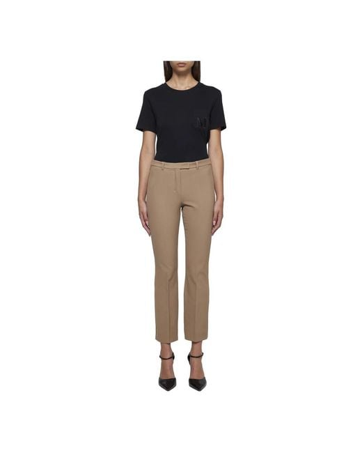 Max Mara Natural Slim-Fit Trousers
