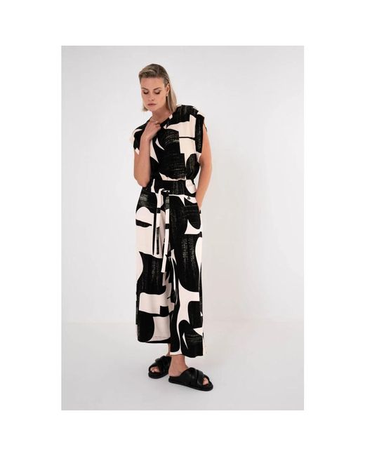 Wide Trousers Maicazz en coloris Black