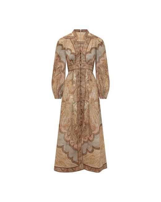 Zimmermann Natural Shirt Dresses
