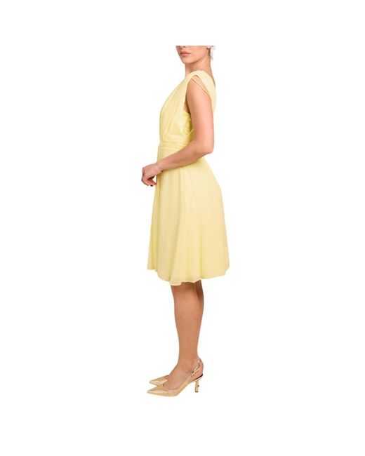 Nenette Yellow Short Dresses