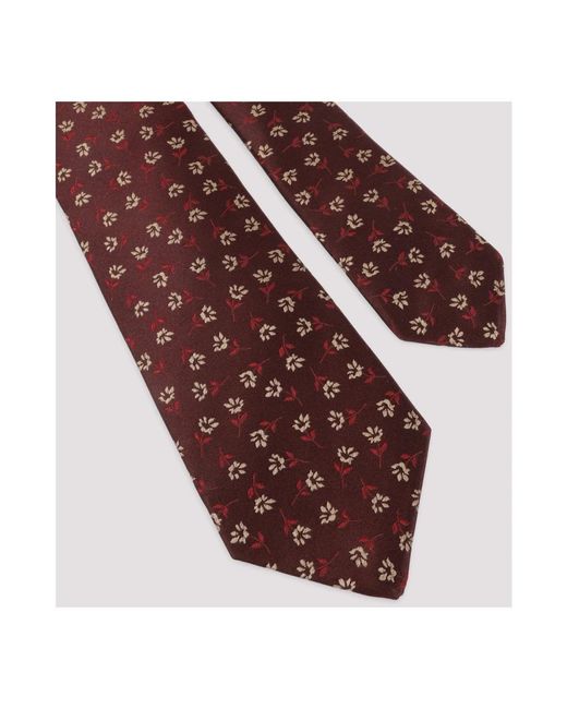 Ties Kiton de hombre de color Purple