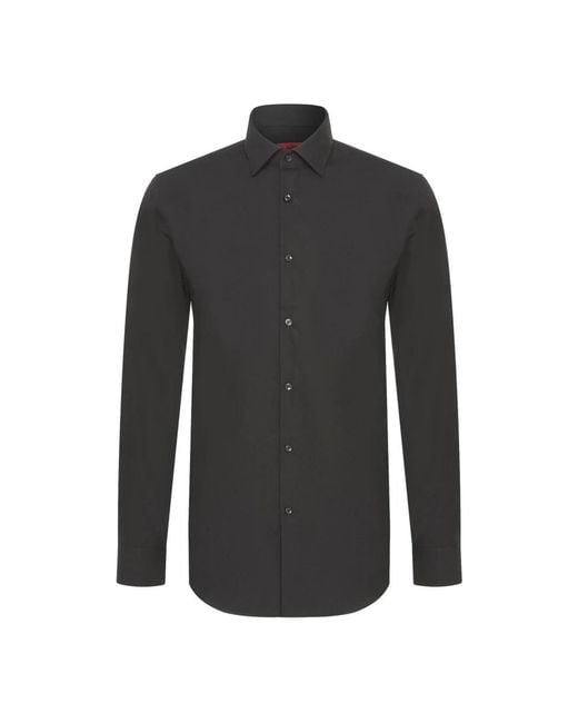 HUGO Black Formal Shirts for men