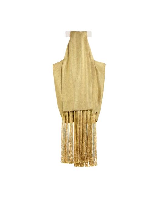 Zeus + Dione Metallic Sleeveless Tops