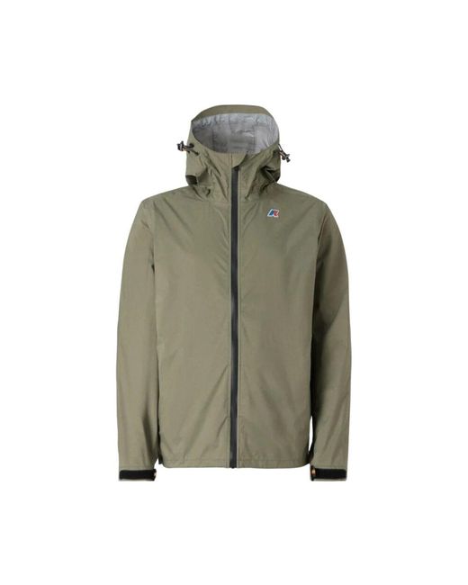 K-Way Green Light Jackets for men