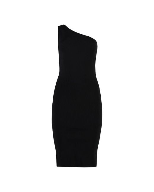 Yves Salomon Black Midi Dresses