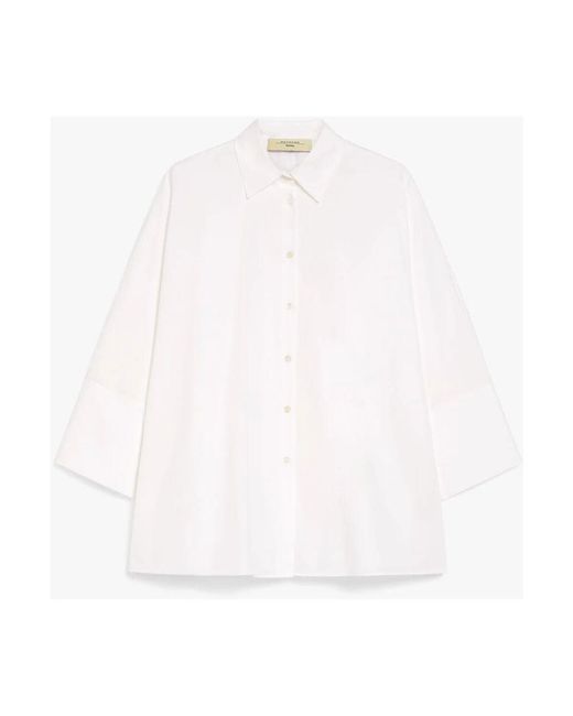 Weekend by Maxmara White Oversized Hemd Klassischer Stil