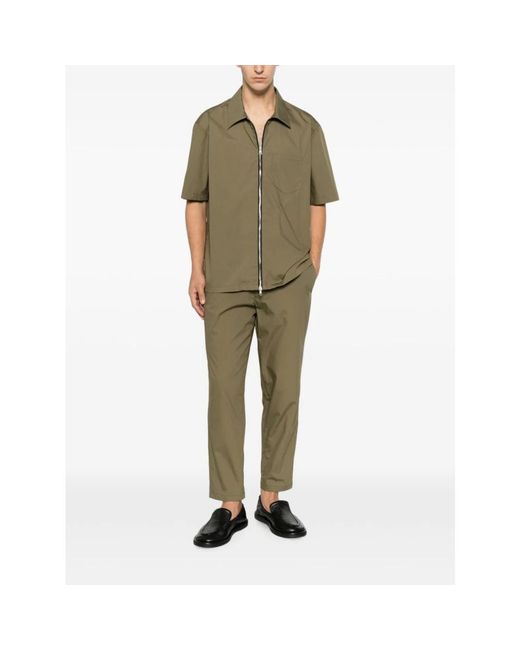 Low Brand Camicia Verde in het Green voor heren