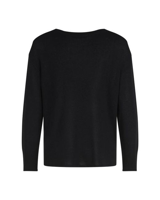Betty Barclay Black Eleganter Feinstrickpullover Mit Strass