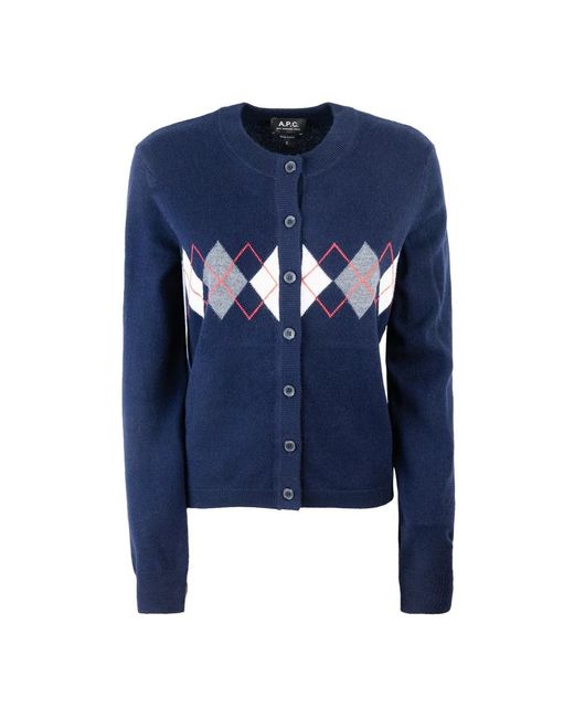 A.P.C. Blue Cardigans