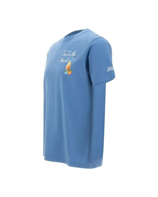 Mc2 Saint Barth Blue T-Shirts for men