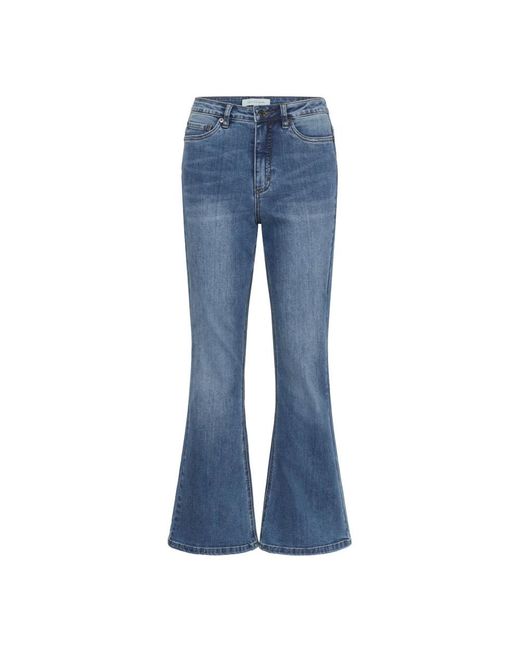 Kaffe Blue Flare Jeans