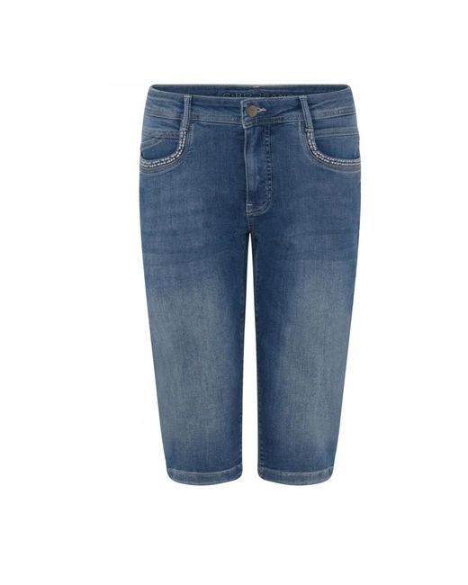 Cro Blue Denim Shorts