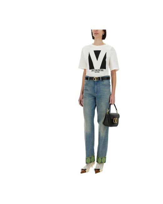 Valentino Blue Slim-Fit Jeans