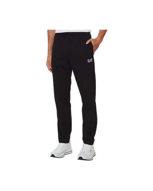 EA7 Black Sweatpants for men