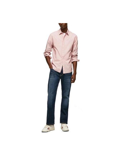Pepe Jeans Pink Casual Shirts for men