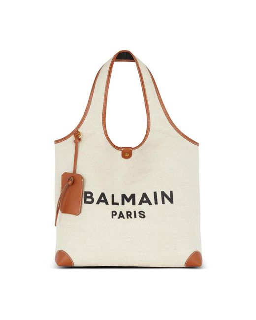 Bags > tote bags Balmain en coloris Natural