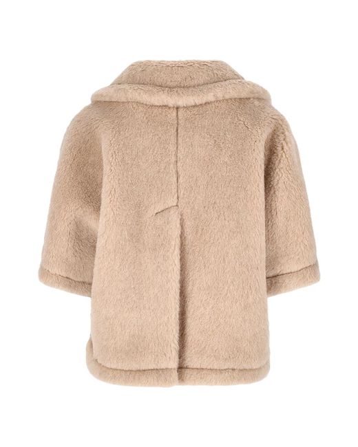 Max Mara Natural Faux Fur & Shearling Jackets