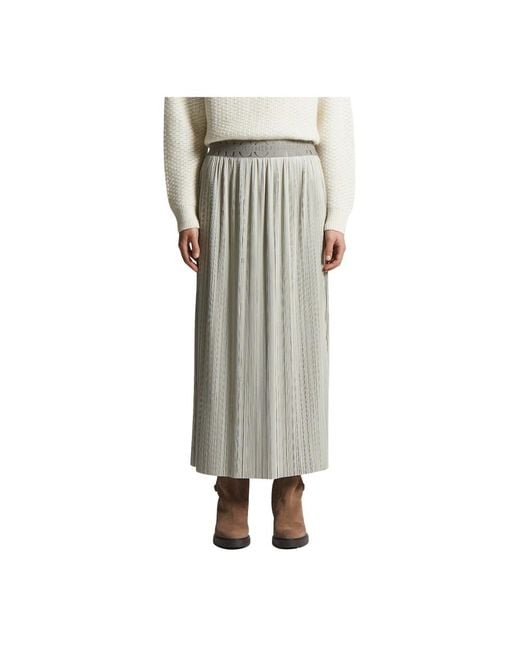 Maxi Skirts Peserico de color Gray