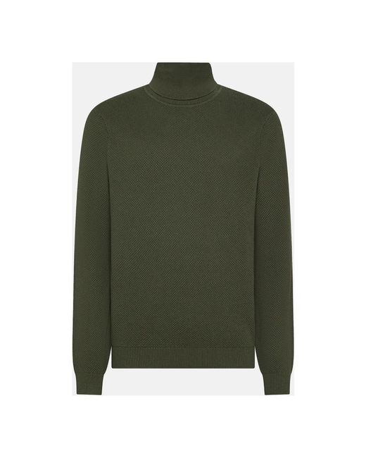 Sun 68 Truien & Vesten ,Groen ,Katoen Turtle Sweater Rice Knitway L/S in het Green voor heren
