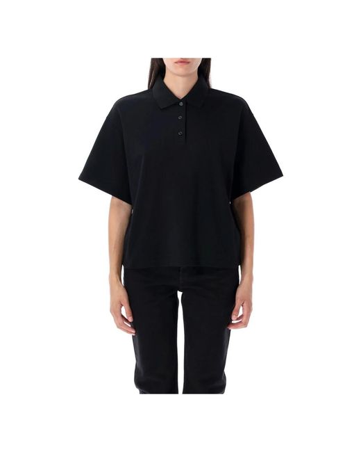 Saint Laurent Black Polo Shirts